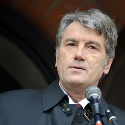 Ющенко выступает в Хоружевке