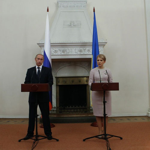 Путин в роли агитатора Тимошенко