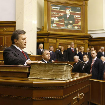 Виктор Янукович стал президентом Украины